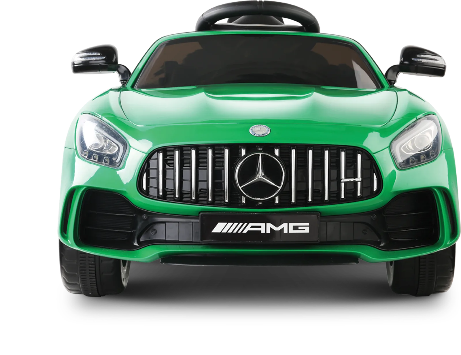 Green ride on sports car