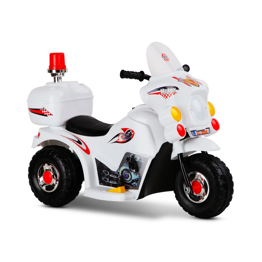 Ride on Motorbike White